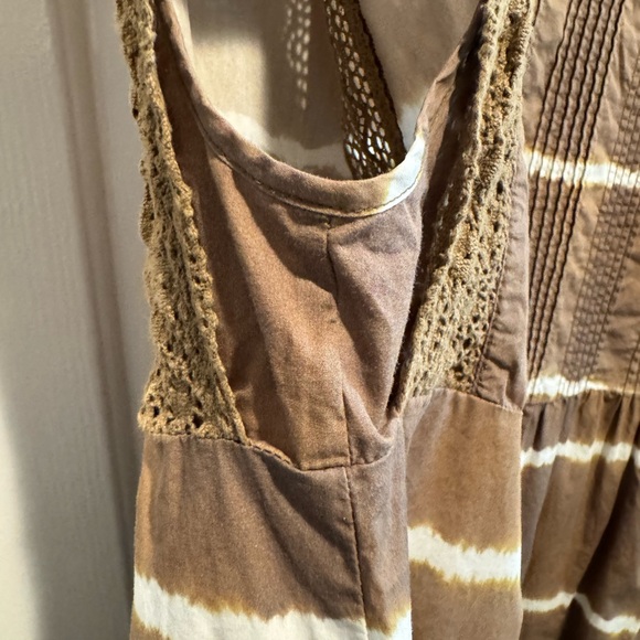 Anthropologie Corey Lynn Calter Brown Tie-Dye Dress Size 1X - Picture 2 of 10
